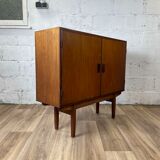 Vintage Scandinavian teak sideboard by Børge Mogensen for Søborg Furniture, 60s