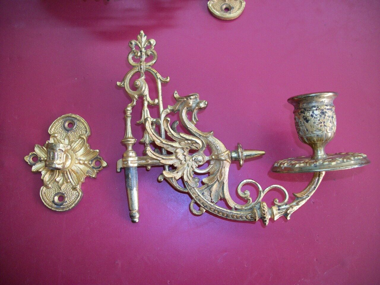 Pair of piano sconces
