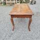 Table de ferme XVIIIème style Louis XV en merisier