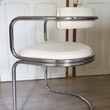 White 70s chair
