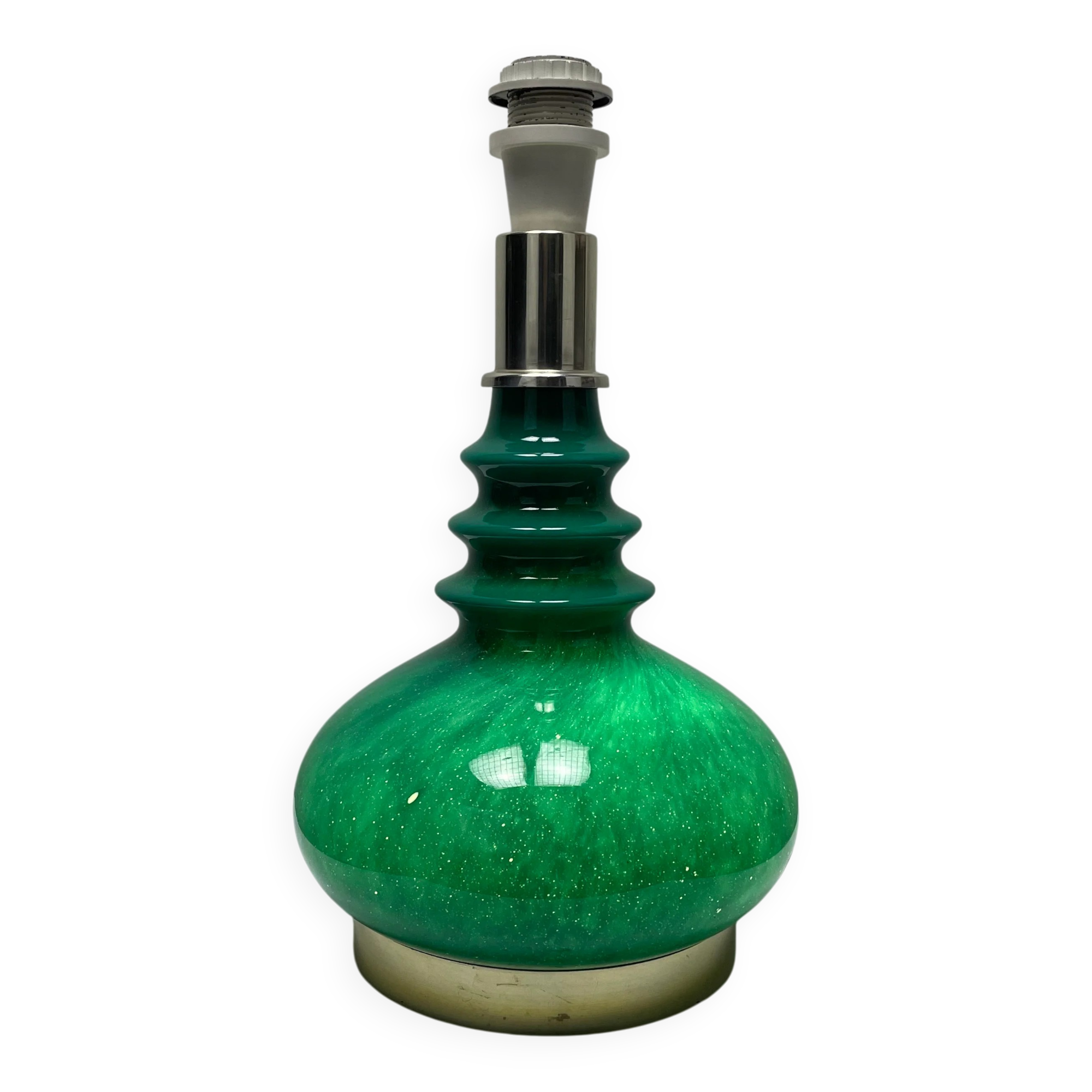 Green Galaxy table lamp by Peill & Putzler 1960