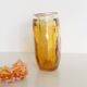 Beautiful mouth-blown bubble glass vase