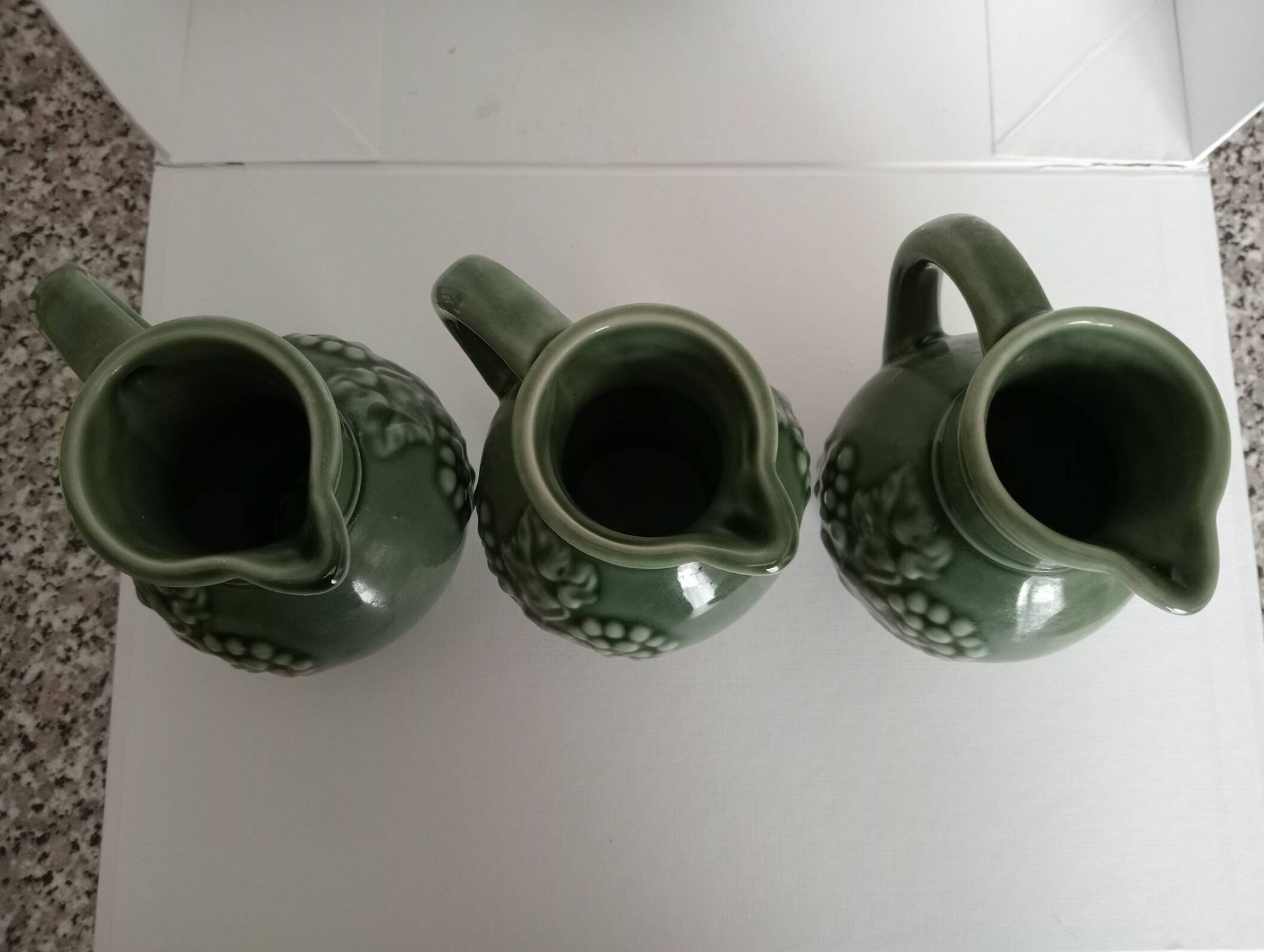 Set of 3 wine pitchers