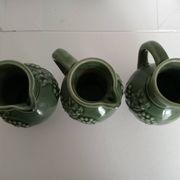 Set of 3 wine pitchers