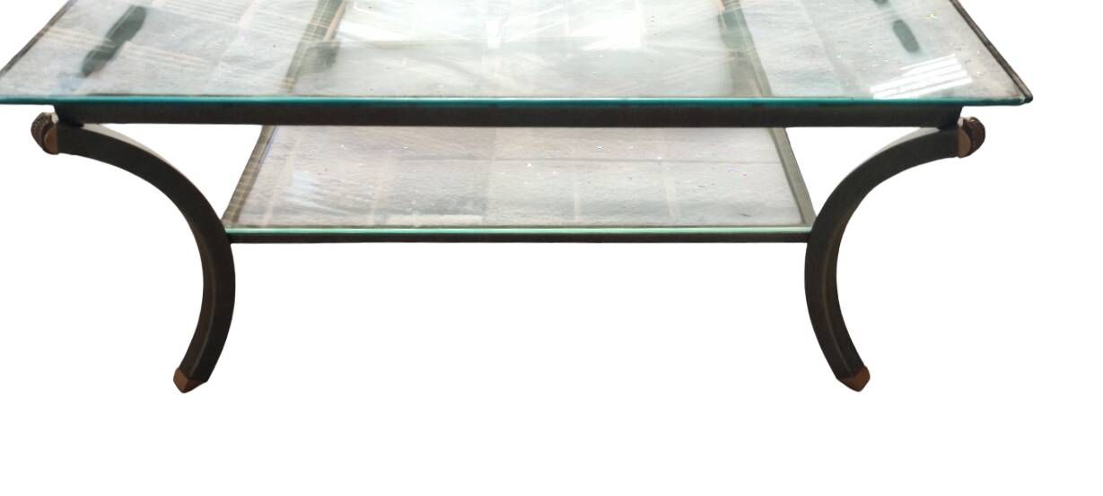 Vintage coffee table from the 1970s designed by Pierre Vandel. Very good condition.