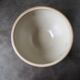 Pair of matte sandstone bowls