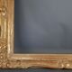 Old frame louis XV style gilded stucco wood 62.5x55 foliage 50.9x43.5 cm SB