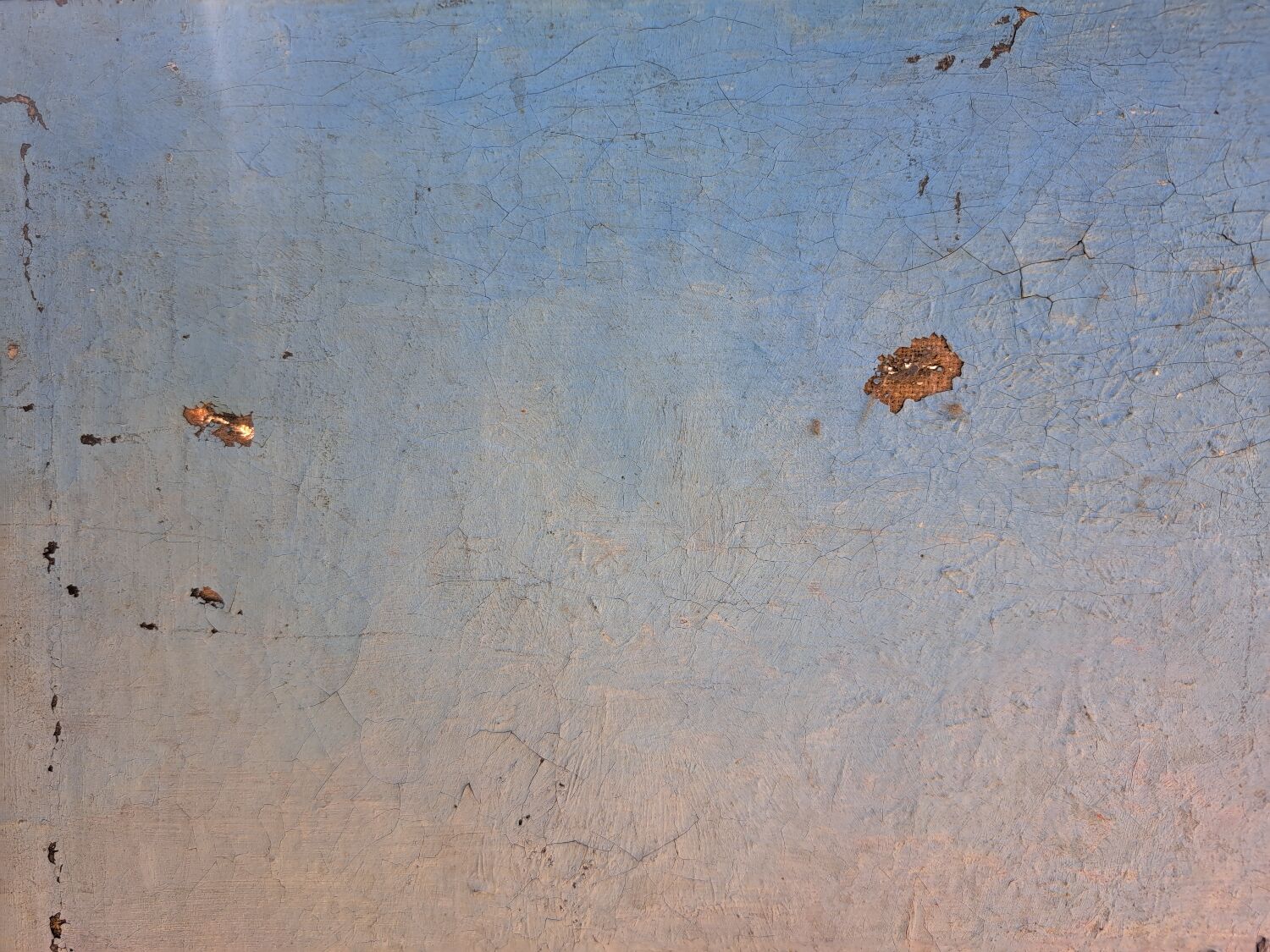 Old beach painting Perros Guirec 1952