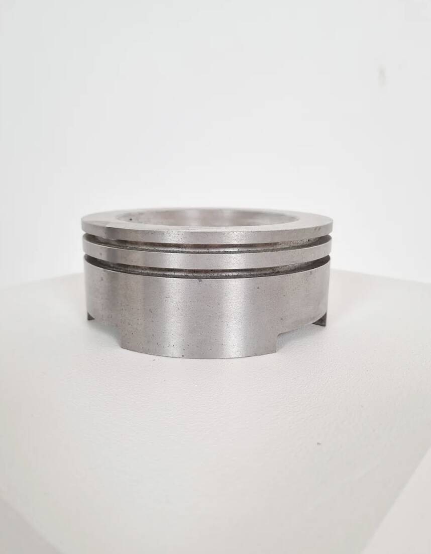Brushed steel ashtray