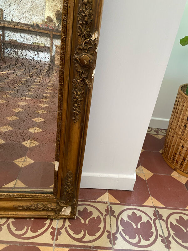 Miroir ancien XXL 58x145cm