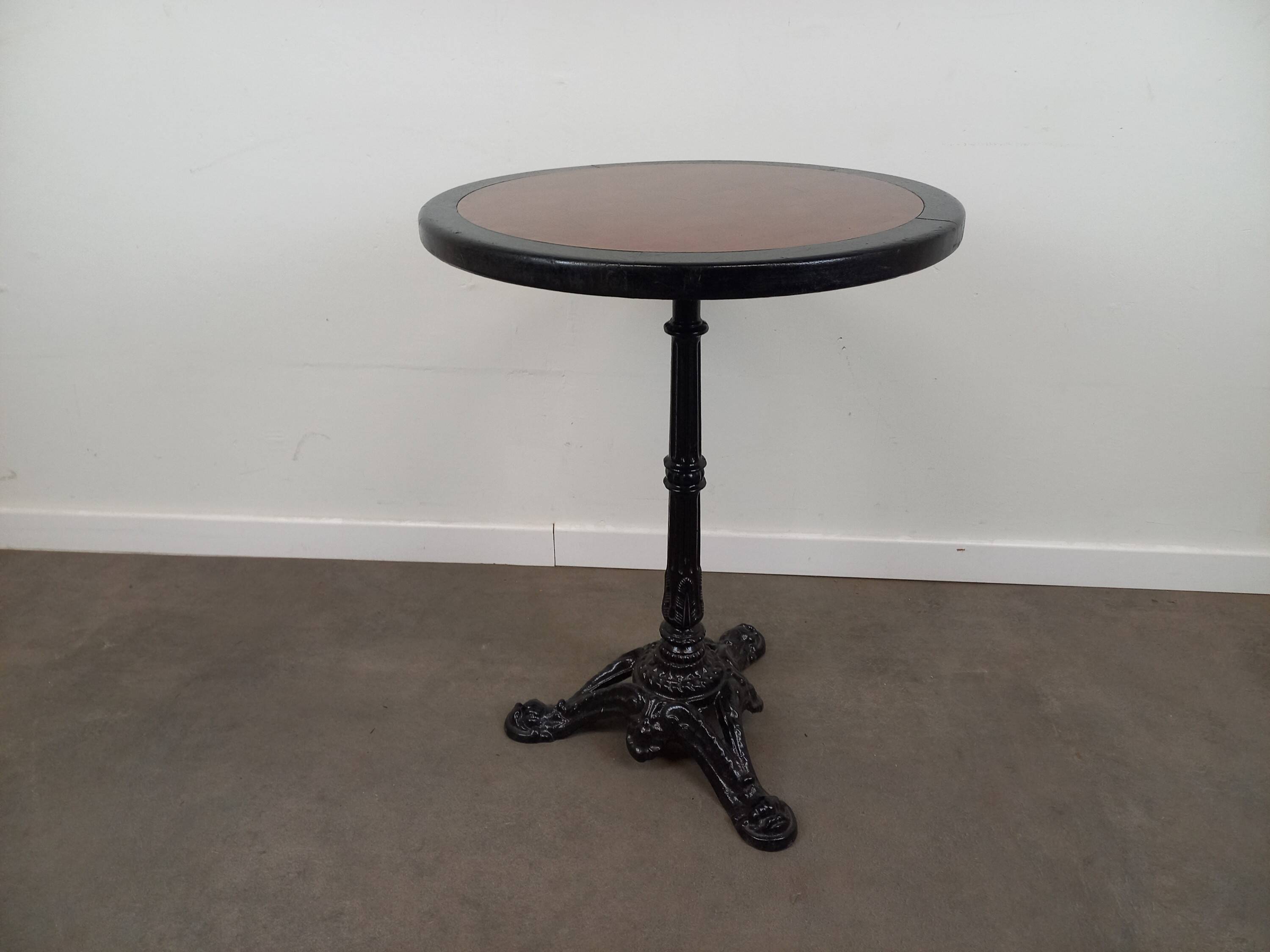 Parisian bistro pedestal table