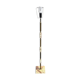 Super Rare Vintage Floor Lamp - Brass & Green Marble