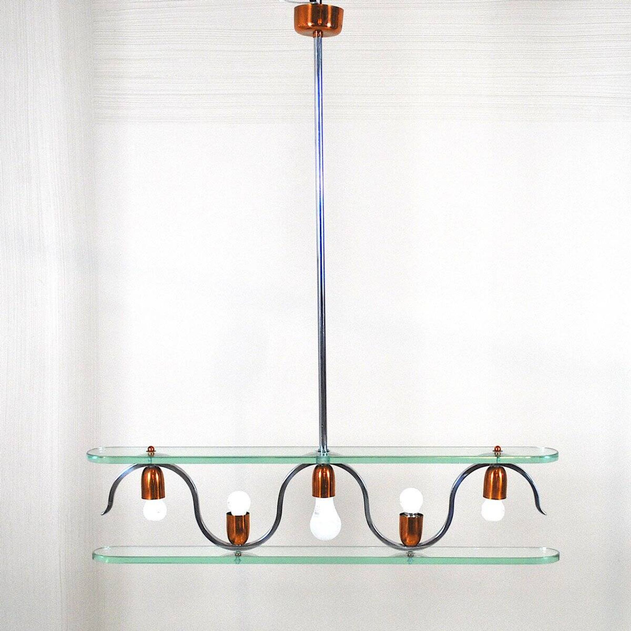 Suspension lamp, Italy, 1950s