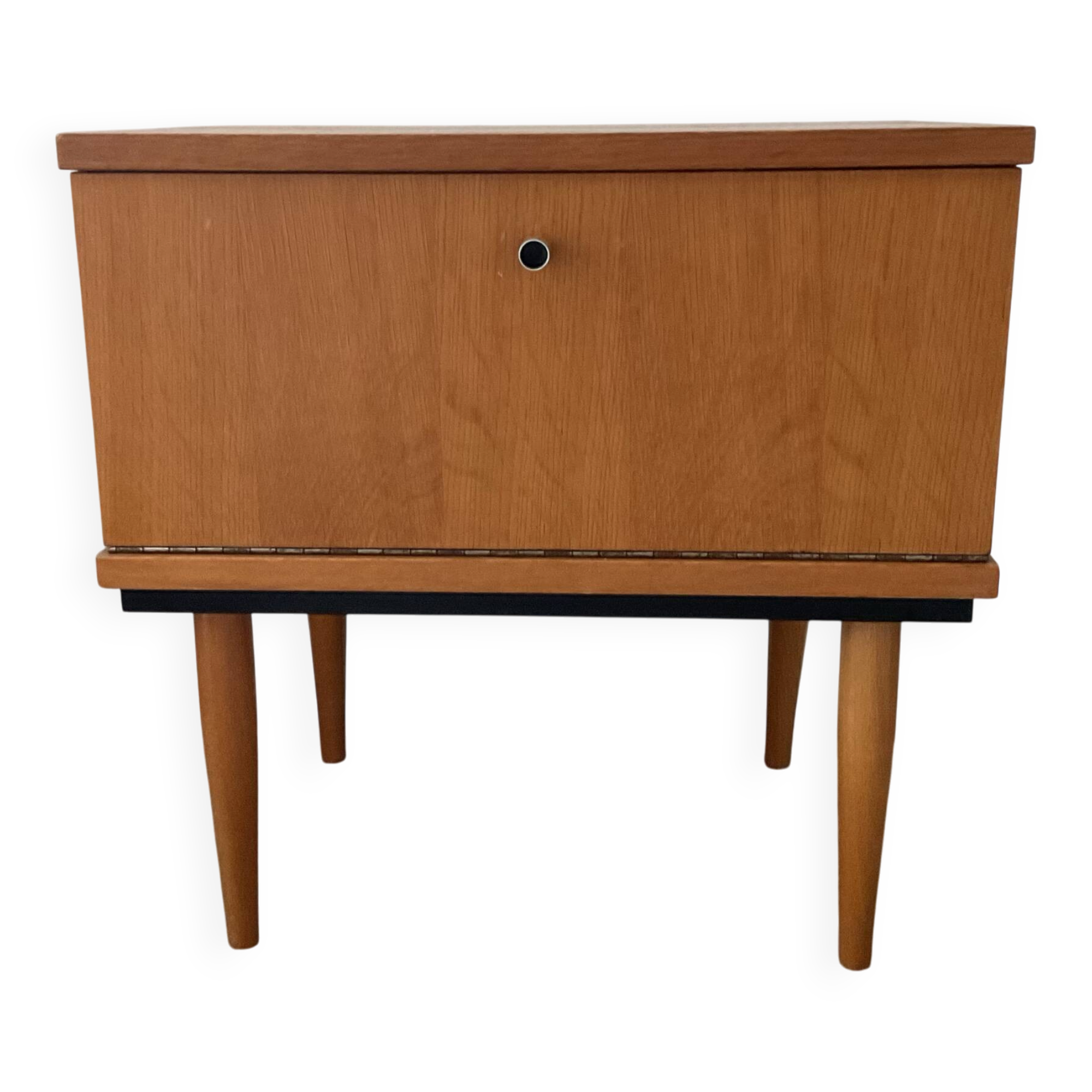 Table de Chevet vintage en teck années 60-70