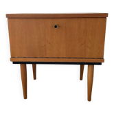 Table de Chevet vintage en teck années 60-70