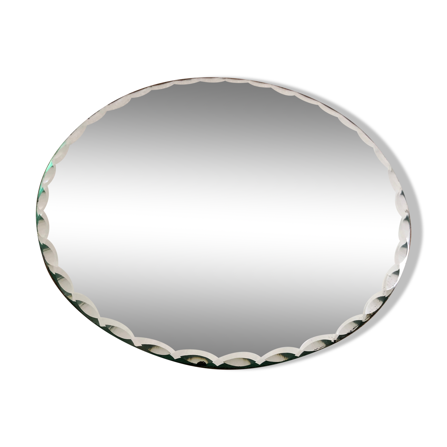 Miroir rond biseauté 32,5 cm