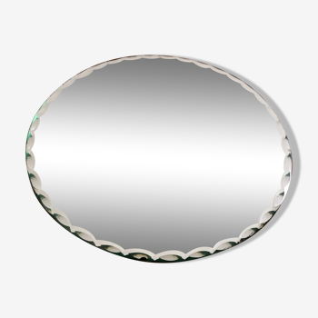 Miroir rond biseauté 32,5 cm