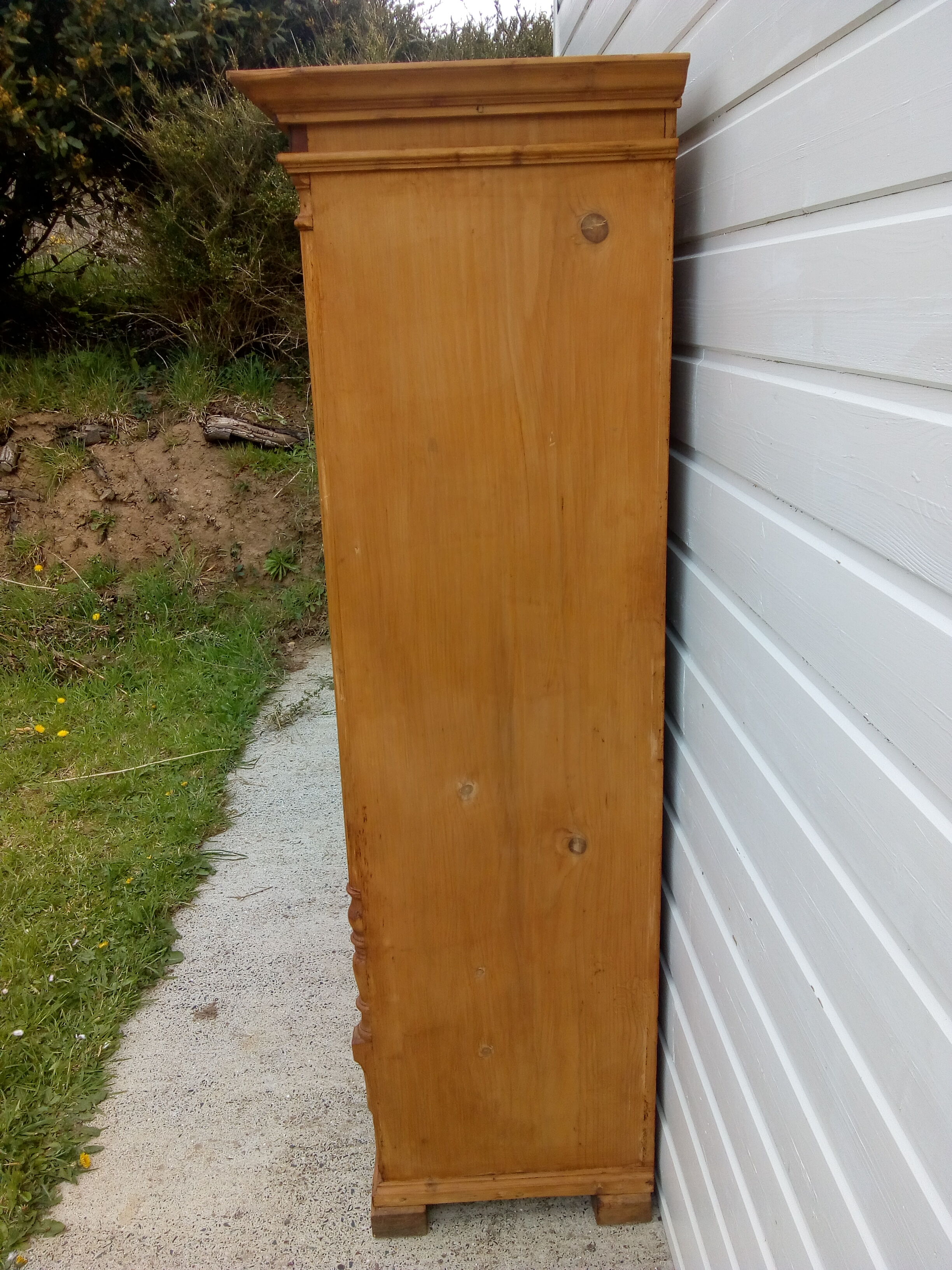 English pine cabinet