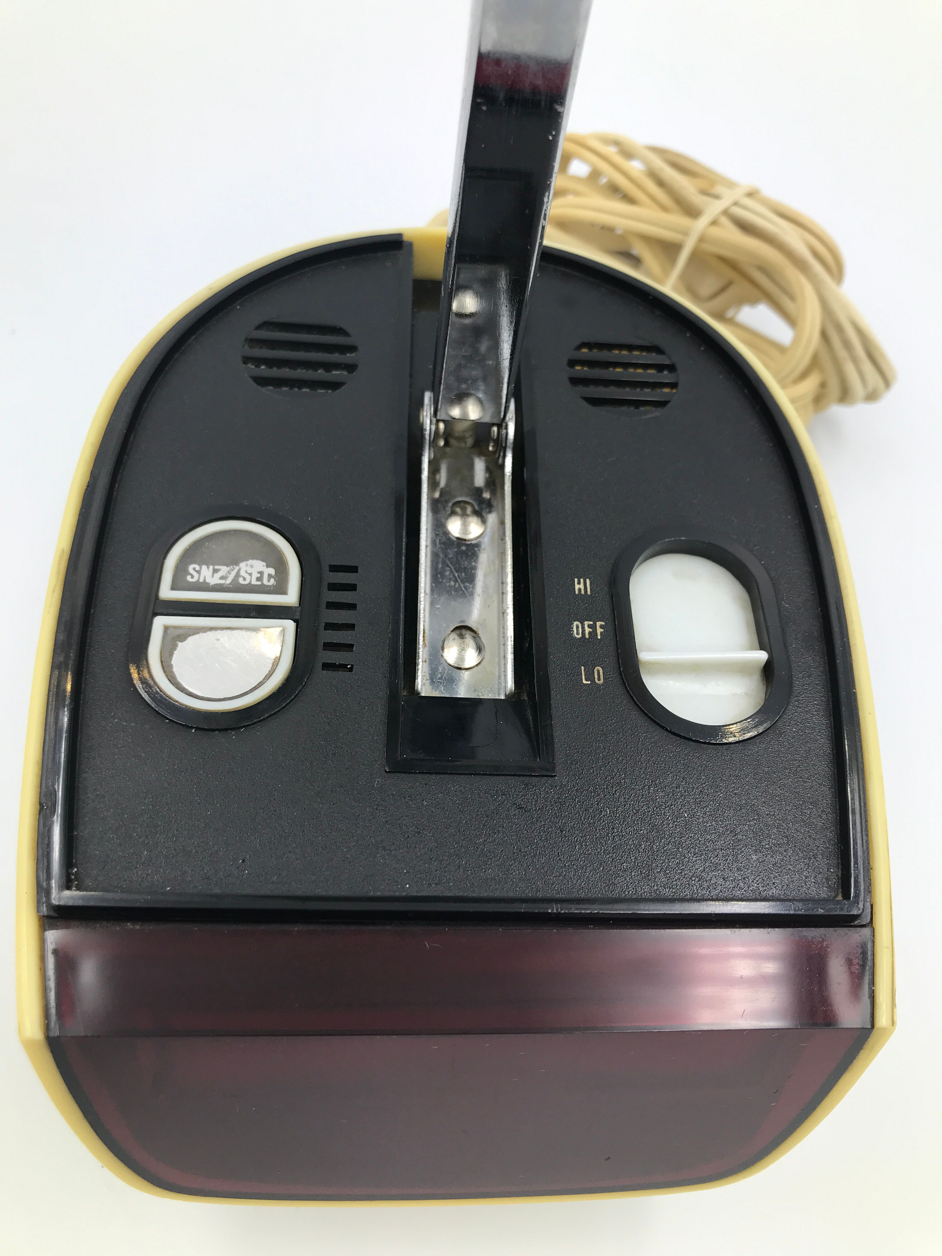 Vintage space age style alarm lamp with articulated arm 60s