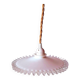Suspension in pleated white opaline