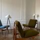 Pair of 790 armchairs by Joseph-André Motte, Steiner, 1960.