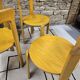 Lot of vintage bruno rey 1970" chairs