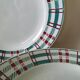 Set of 6 dessert Earth iron plates