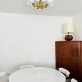 1 of 2 Brass Sputnik Flush Lamps by Kaiser Leuchten