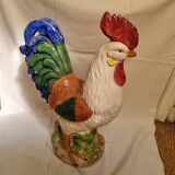 Coq en faïence Comoléra xixeme