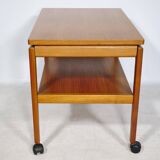 Teak Serving Trolley Senator Series by Ole Wanscher for France & Son, 1960s