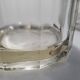 2 antique glass jam jars 500g