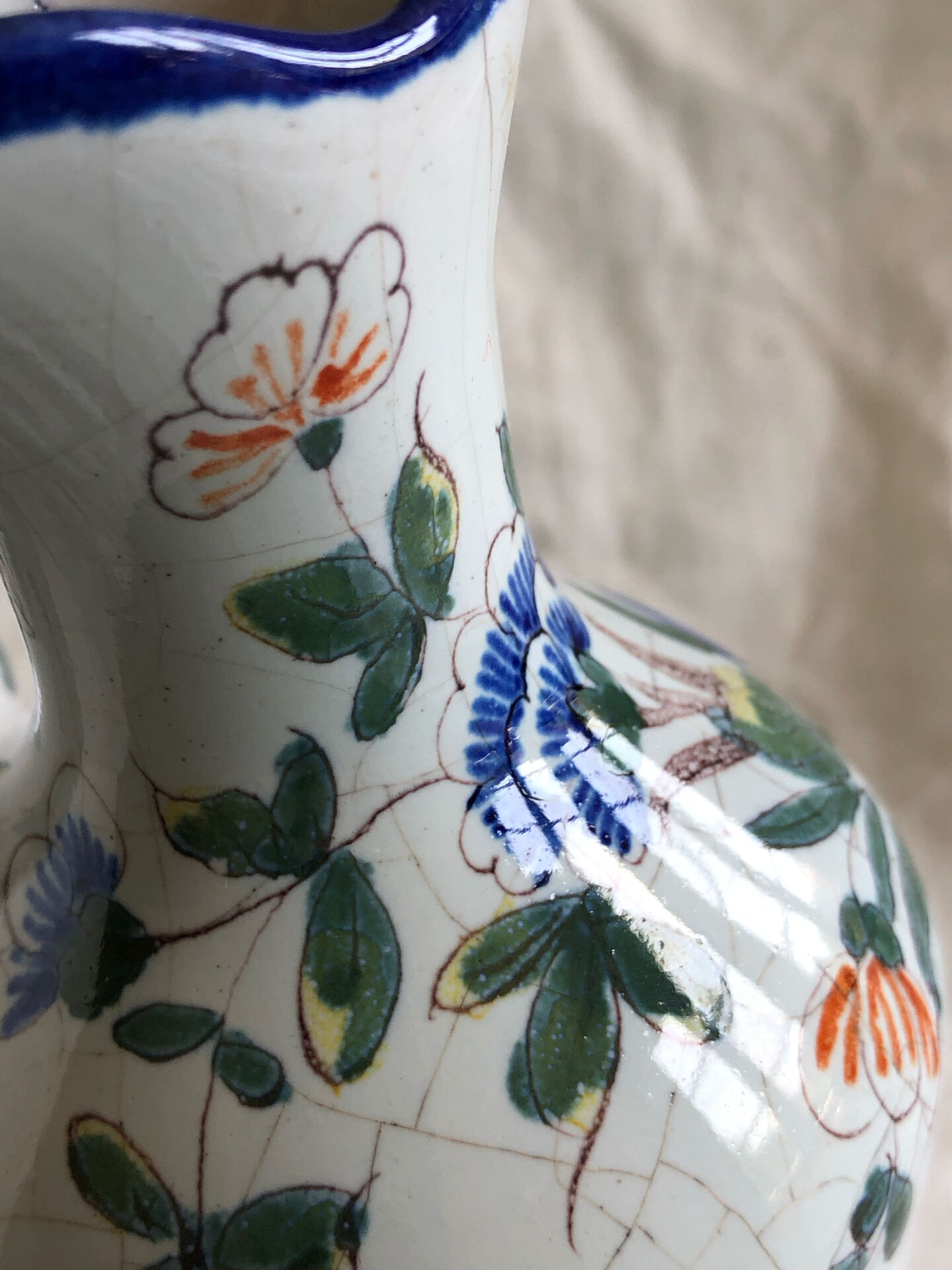 Hand-painted vases