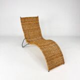Chaise longue en rotin "Karlslund" par Karl Malmvall pour Ikea, 2005
