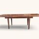 Vintage teak coffee table with a reversible top.
