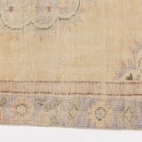 Floral Oushak Vintage Area Carpet