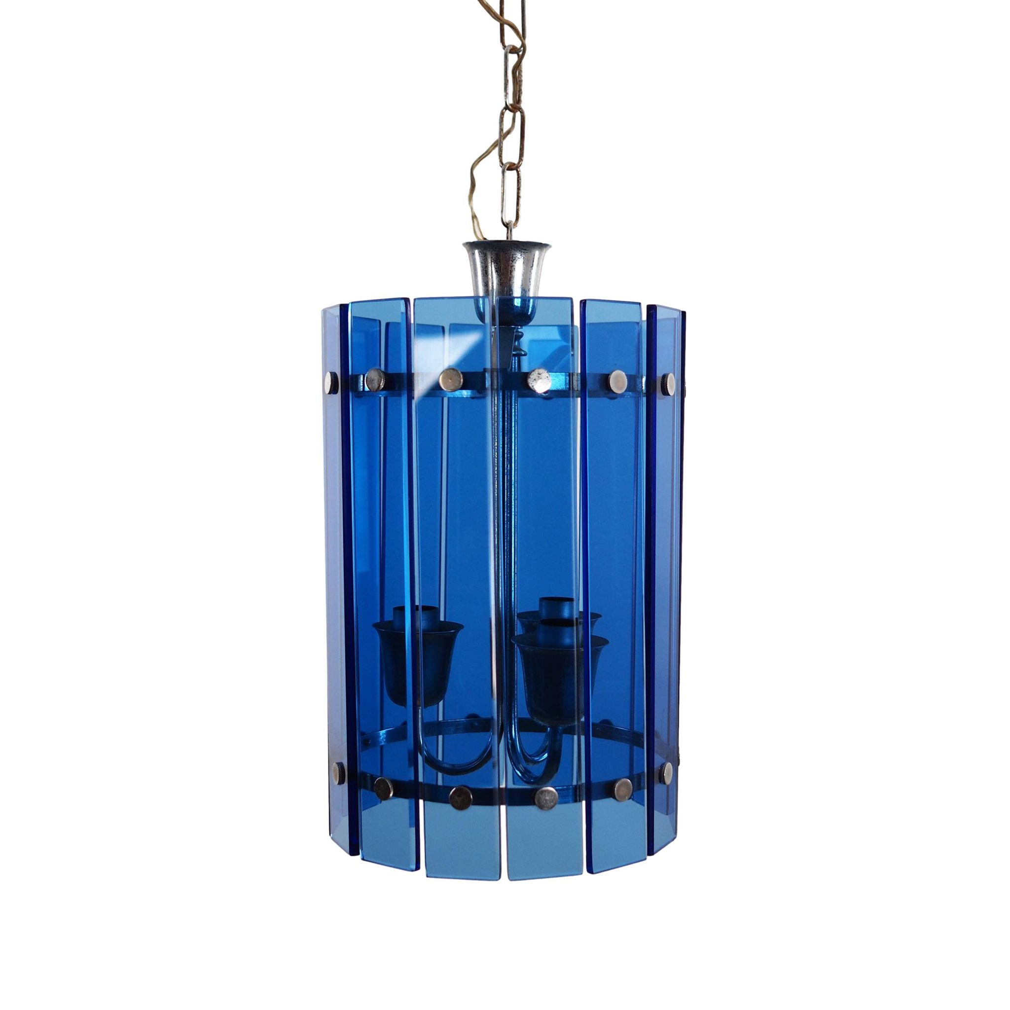 Pendant lamp, Italian design, 1970s, production: Italy