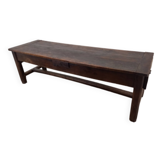 Table de ferme en chêne massif 18ème siècle