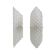Pair of Clear Murano Glass Wall Sconces with Textured Relief