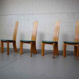 Set of four "Iris" chairs by Bob Van den Berghe for Tranekaer Furniture Denmark