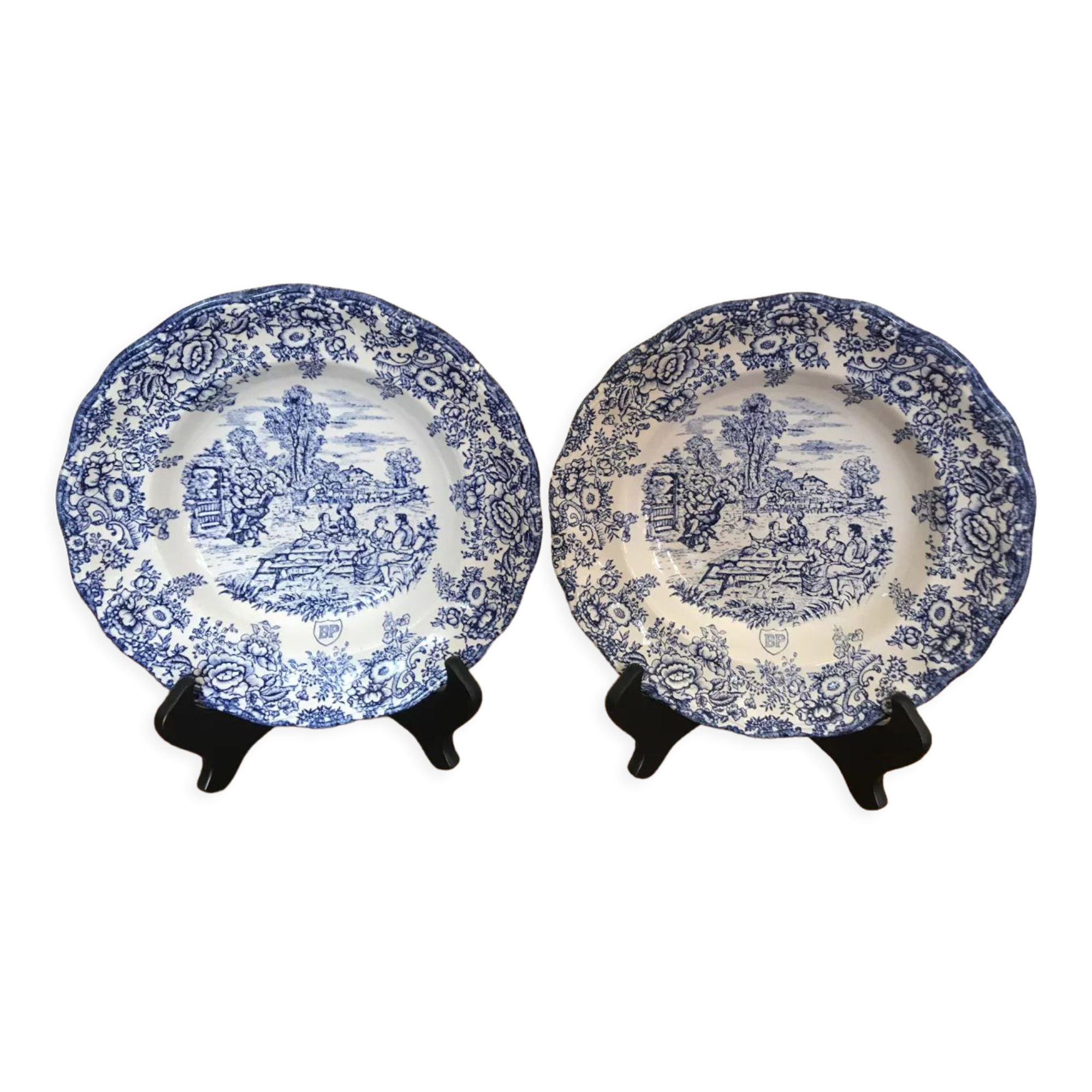 2 BP advertising plates