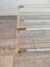 Acrylic glass and brass coffee table, 1985