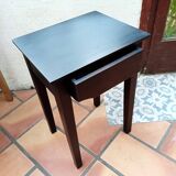 Table / Side table black patina