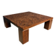 Brutalist coffee table, Rolf Middelboe and Gorm Lindum, 1970s for Tranekaer