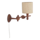Danish teak wall lamp, 1960s