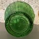 Carafe bouteille en verre italien empoli vert