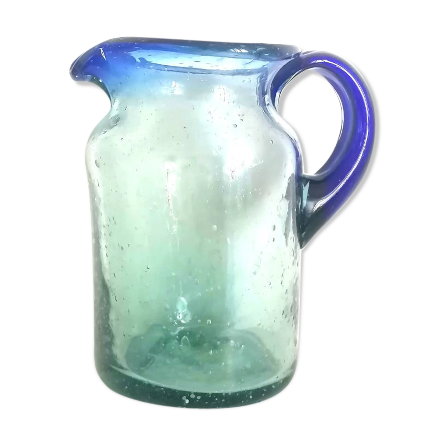 Carafe bubbled glass style Biot