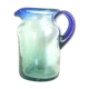 Carafe bubbled glass style Biot