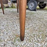 Antique rustic farmhouse table in solid oak, 19th century