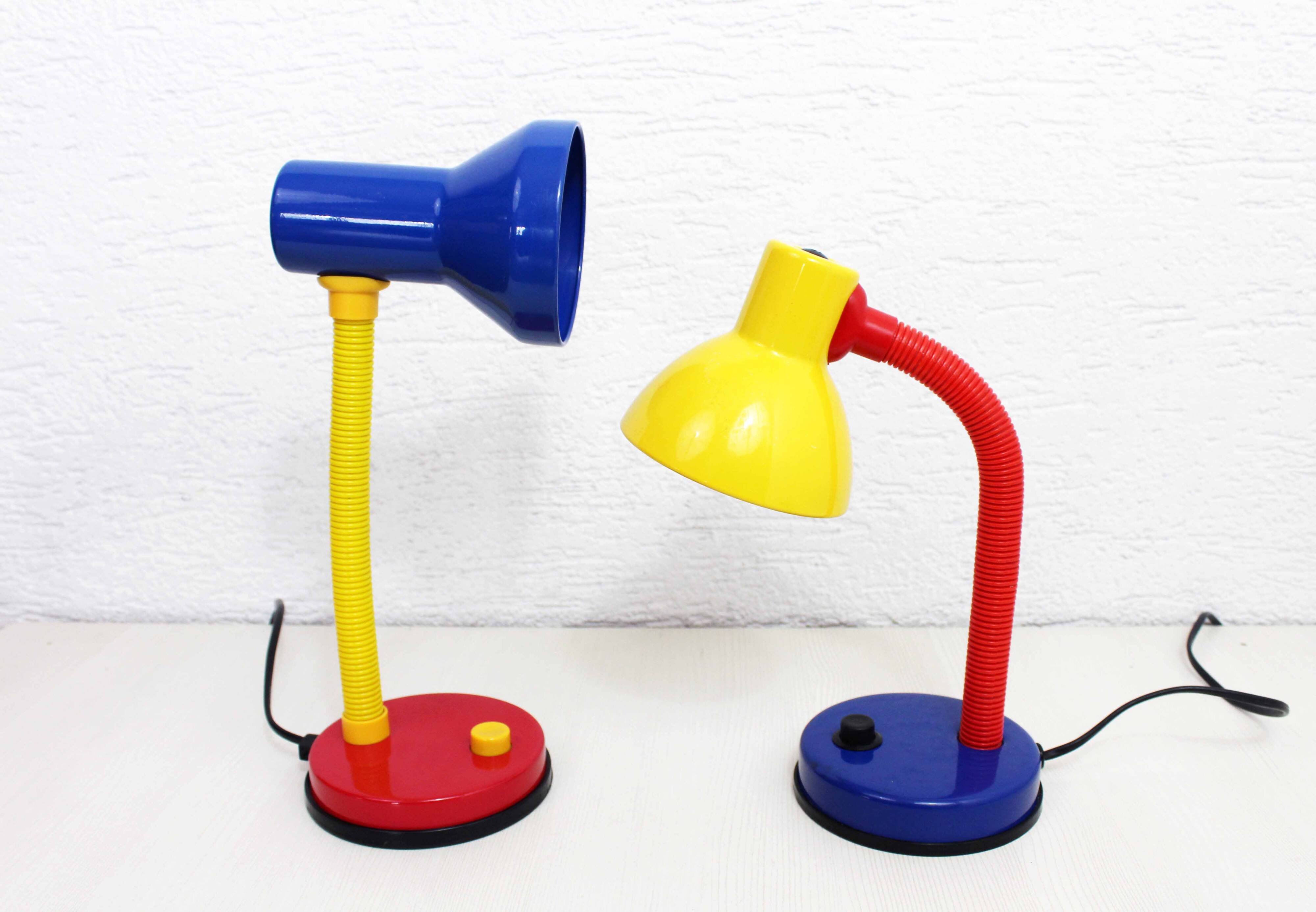 Lampe de bureau multicolore 1980