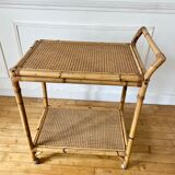Vintage rattan service